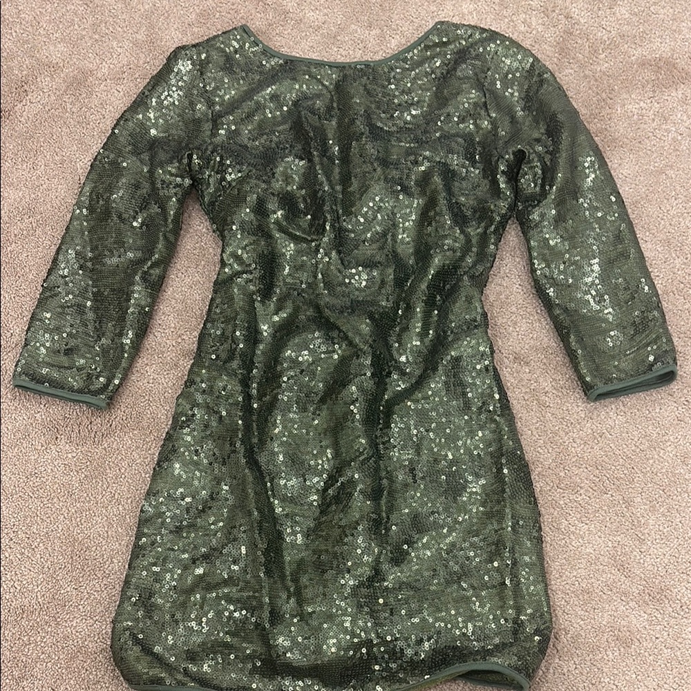 Green Sequin Dress